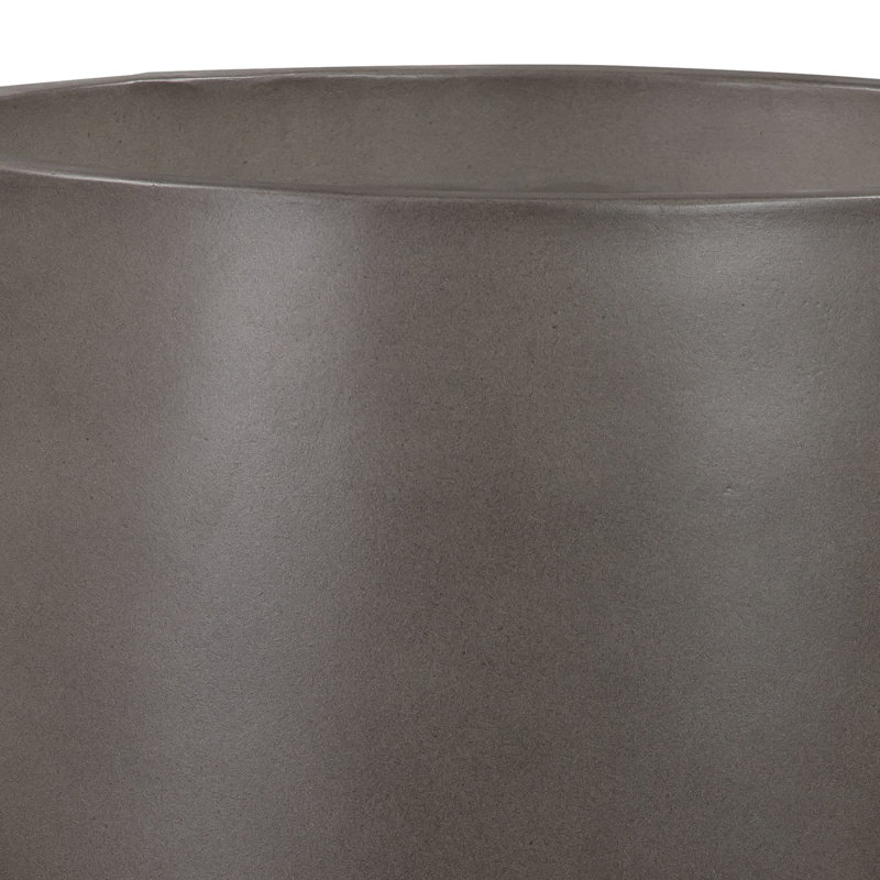Pot de fleurs en béton, Gris, H 11 po x l 14 po x P 14 po