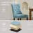 Tufted Upholstered Dining Chairs with Solid Wood Legs-696111903-696111901