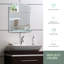 Selph Flat Wall Mirror with Shelves-480561787