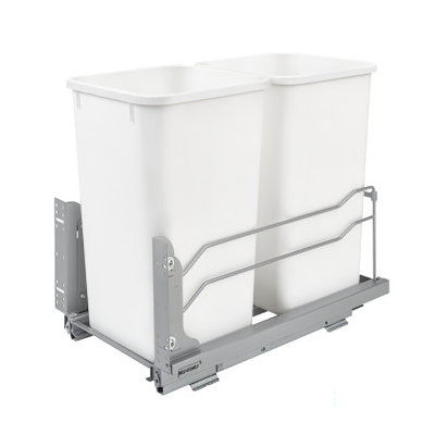 Rev-A-Shelf Pullout Trash Can (s) for Under Kitchen Cabinets. w/ Soft-close