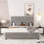 Grand lit plateforme avec rangement Carshalt-679394046
