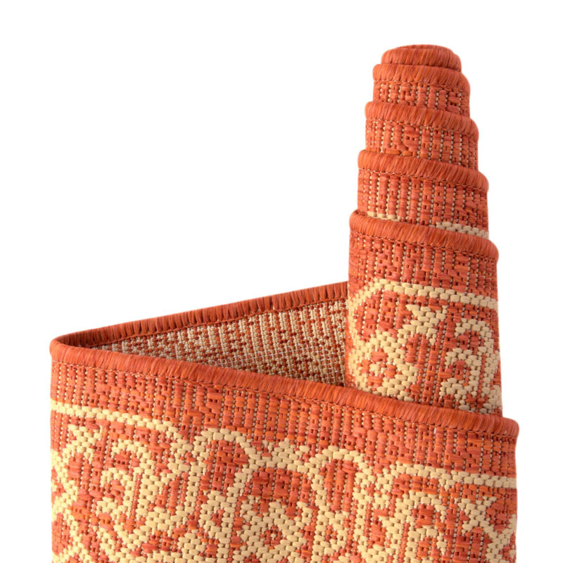 Menezes Oriental Indoor / Outdoor Rug, Rectangle 5'1" x 8'