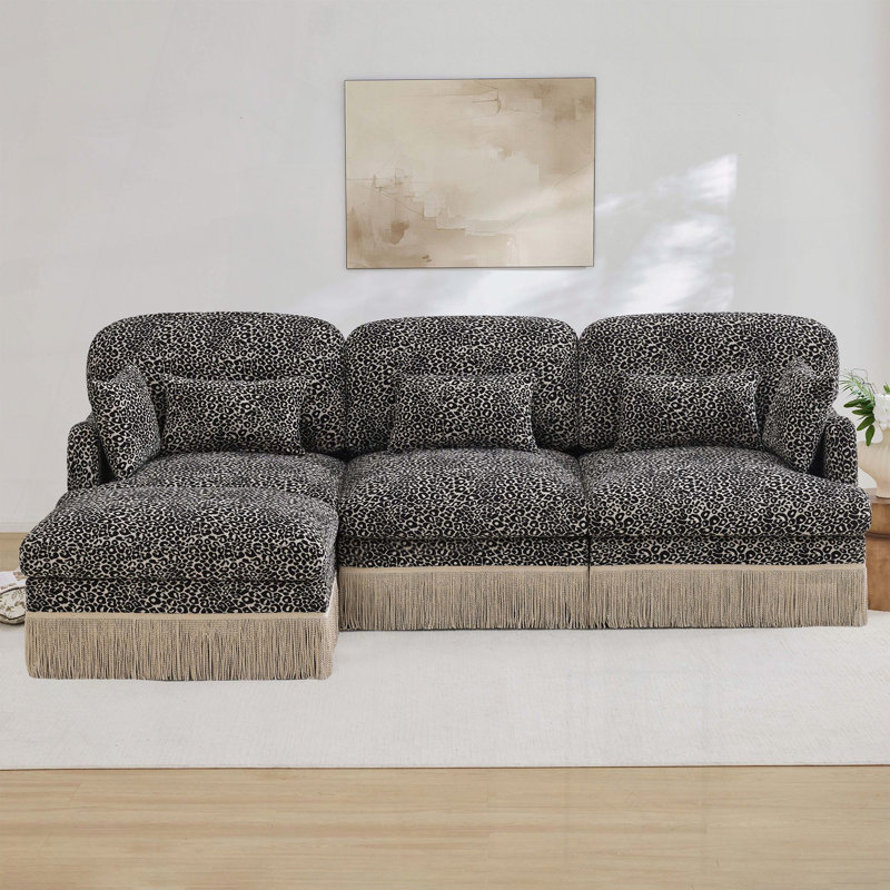 Canapé Comfy, H 34,6 po x l 100,3 po x P 55,5 po, Kaki