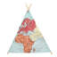 Sunny 120cm W x 120cm D Indoor Cotton,Spruce Wood Triangular Play Tent