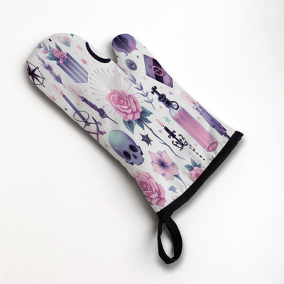 Pastel Darkness Oven Mitt Cotton Twill