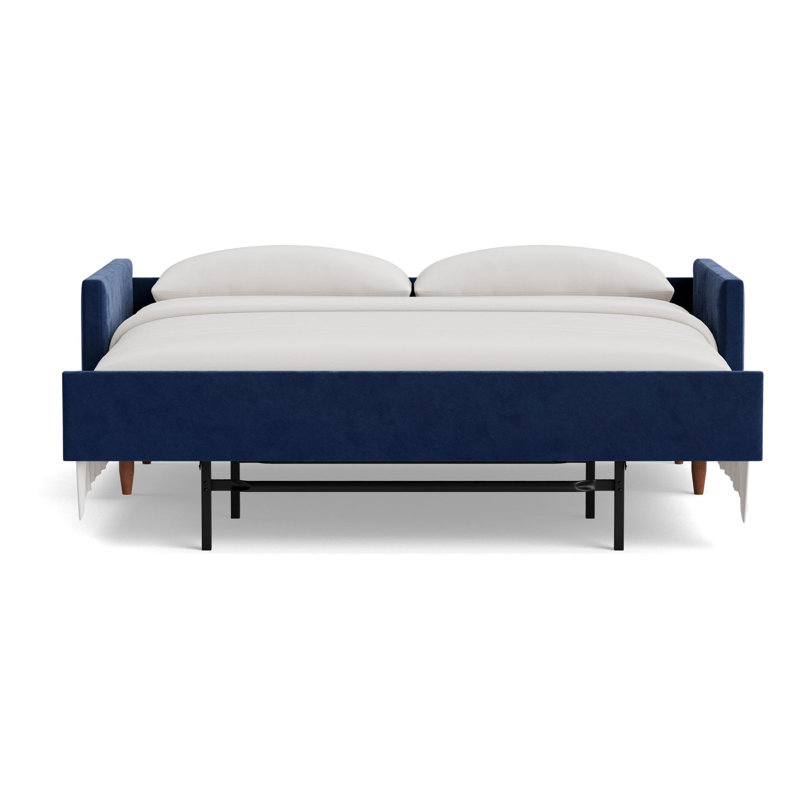 Skinny Fat Sofa Bed, Performance Velvet - Uniform