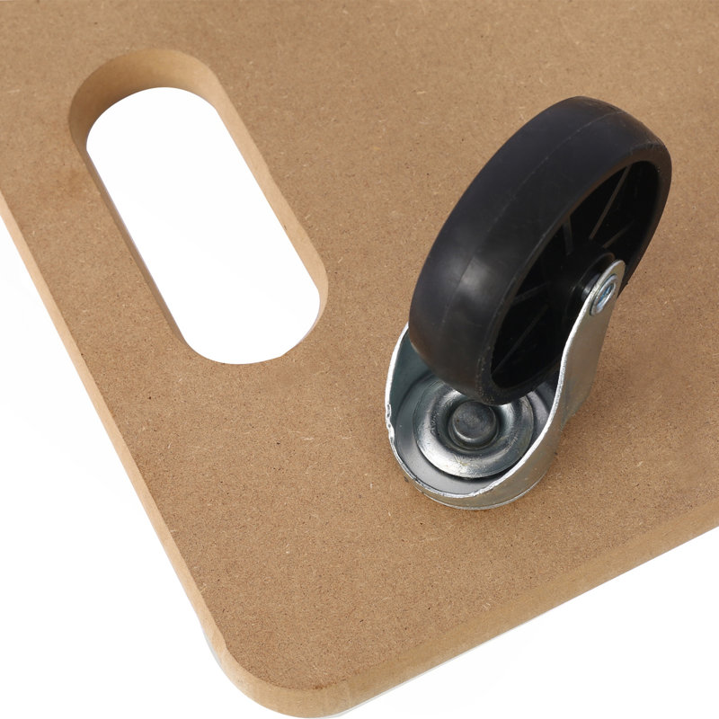 Meuble de rangement de meubles, chariot à roulettes en bois robuste avec roulettes pour réfrigérateur à canapé de piano, articles lourds, peut supporter 500 lb (plateforme 2 pièces de 22,8 po x 11,2 po)