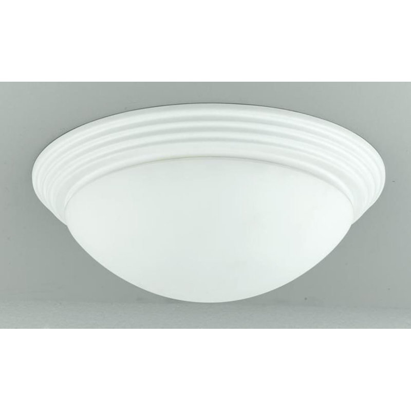 Bruyn Acrylic Flush Mount, White