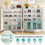 Armoire de rangement pour chaussures 35,43 pouces à 6 niveaux avec portes-33563562