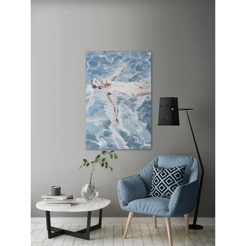 Perfect One-Piece Swimsuit - Wrapped Canvas Painting, 152 cm H x 101 cm W
