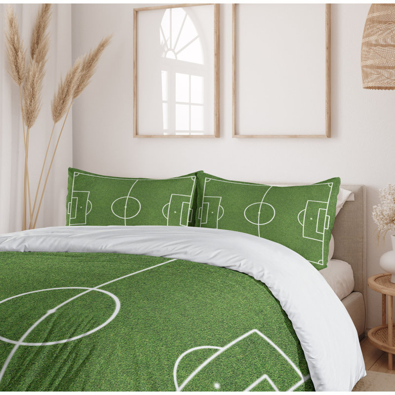 Teen Room Modern & Contemporary Polyester Duvet Cover, Twin Duvet Cover + 1 Standard Sham