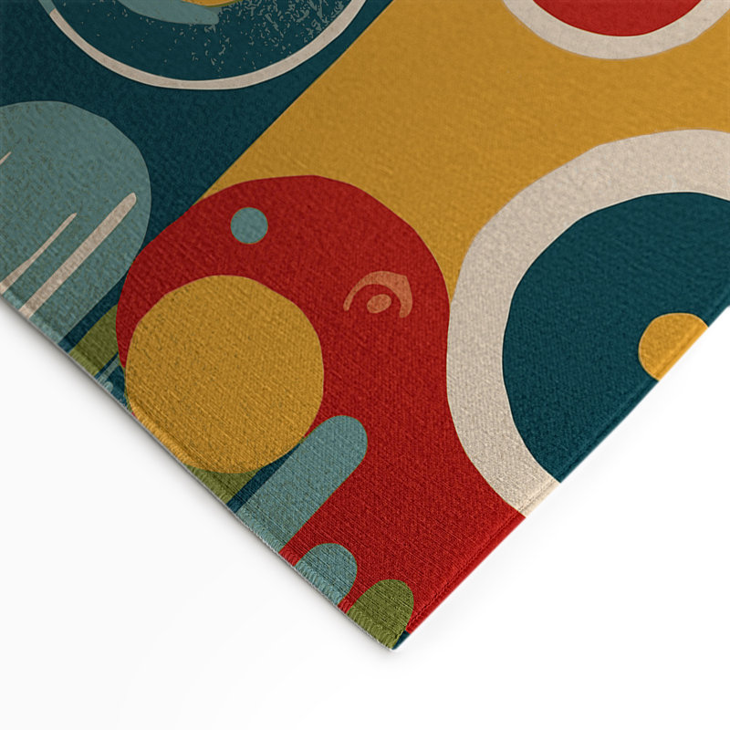 Quirky Sway Indoor And Outdoor Area Rug, Rectangle 2' x 3'