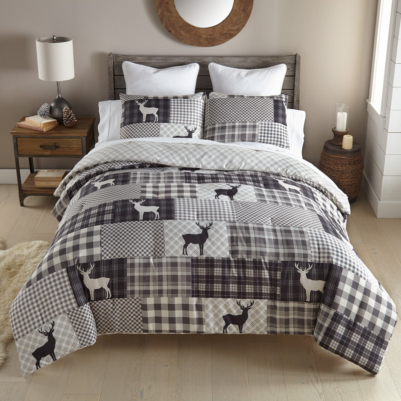 Your Lifestyle by Donna Sharp Ridge Point 3PC King Lodge Comforter Set, King Comforter + 2 King Pillowcases