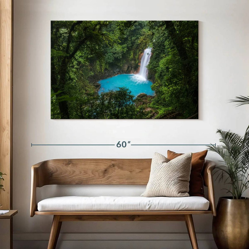 Alvord Rio Celeste Waterfall, 32" H x 48" W