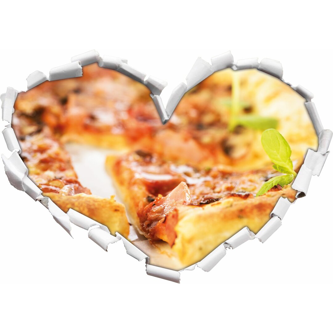 Frisch gebackene Pizza Wandaufkleber