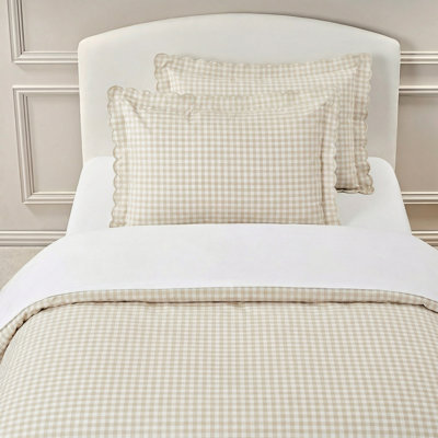 Ensemble de pique-nique simple Vichy pique-nique, beige