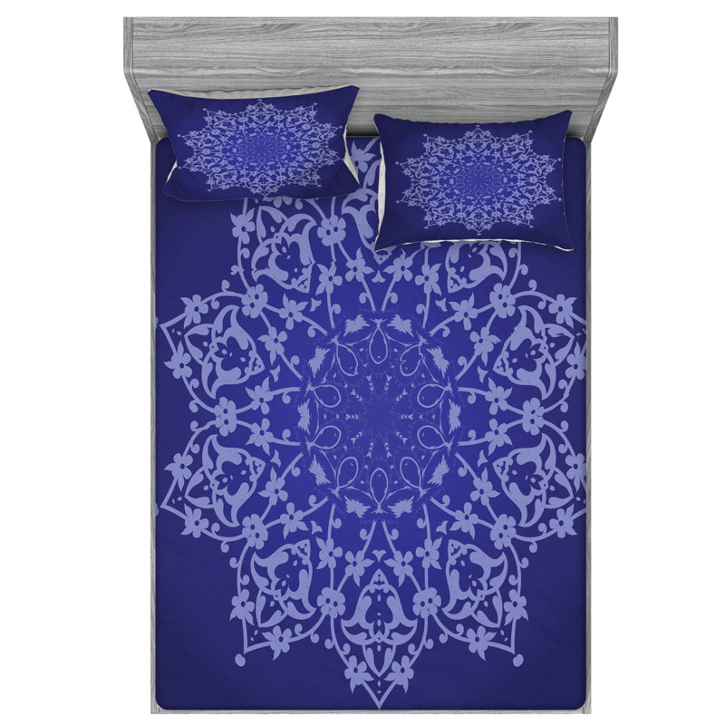 Microfiber Sheet Set, Queen Sheet Set with Fitted Sheet