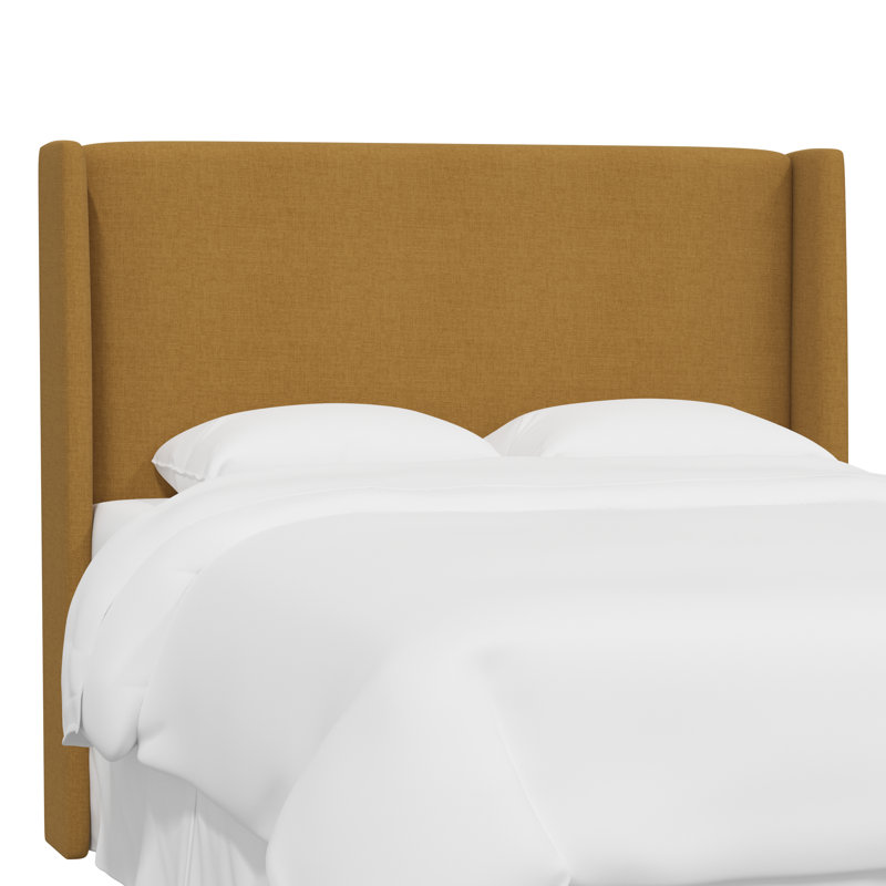 Avilee Upholstered Headboard, Textured Sesame Linen, King