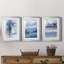 Soft Solace Indigo - Ensemble de 3 reproductions de cadres photo-114015780-114015783