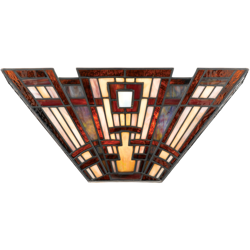 Plafonnier encastré 1 lumière Alekya Tiffany
