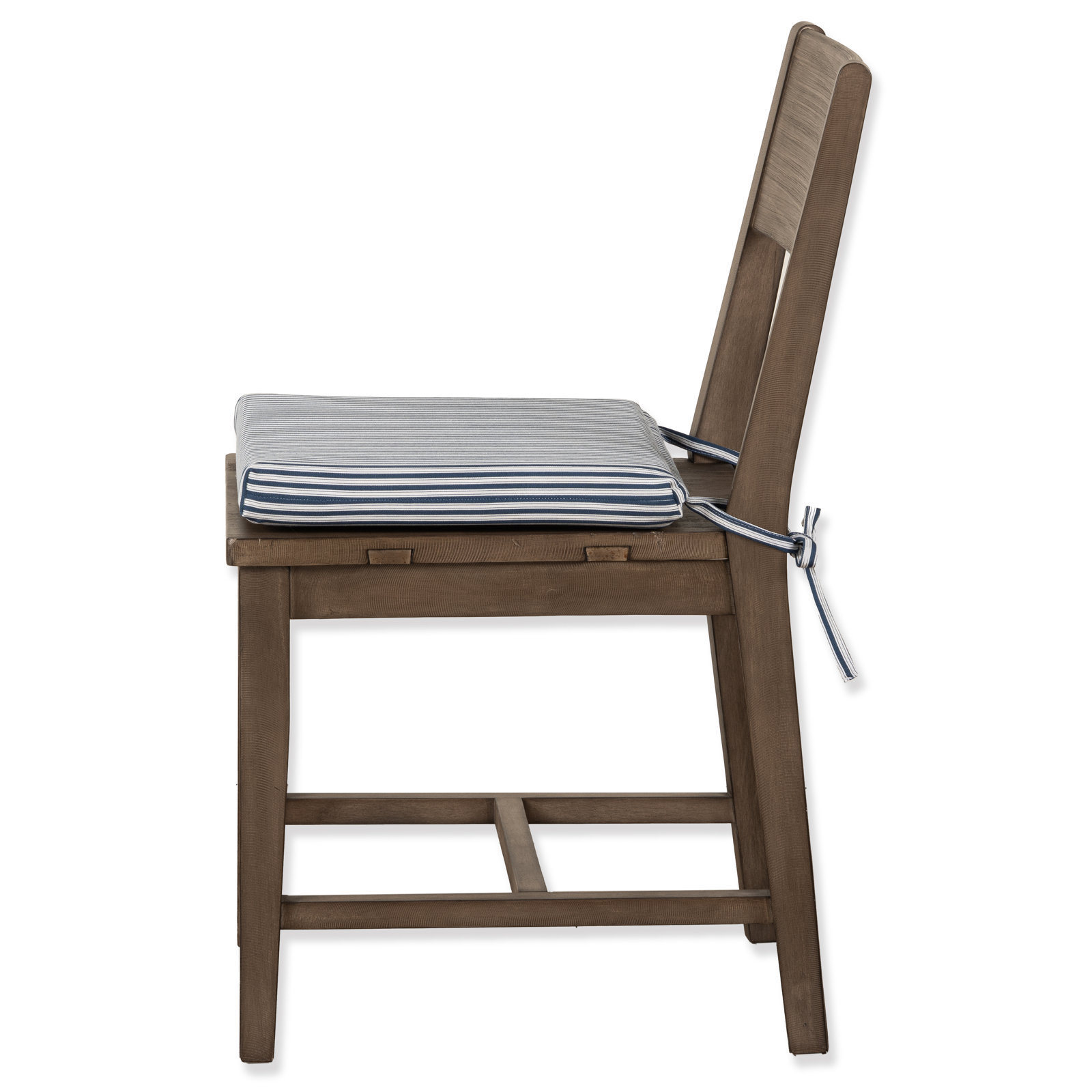 Dauntsey 17" Chair Pad, Dark Blue/White