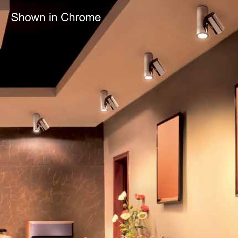Kronn 2 - Light 5.7087" Cluster Directional & Spotlight, Matte White Lacquer