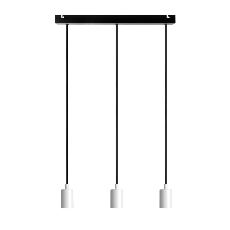 Figlio 3 - Light Bulb Pendant, White