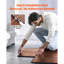 Carreaux de plancher de danse, plancher de danse emboîtable 12,4 x 12,4 po, plancher de pratique de danse portable avec base rembourrée (grain de bois de chêne, boîte de 25 pieds carrés)