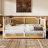 Traditional Style Rattan Daybed with 2 Drawers-384277236-376731190