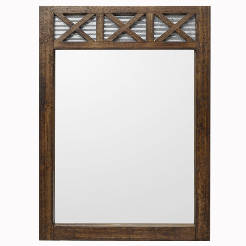 Miroir de salle de bain Frise Blerton, Brun