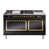 Glossy Black/Brass