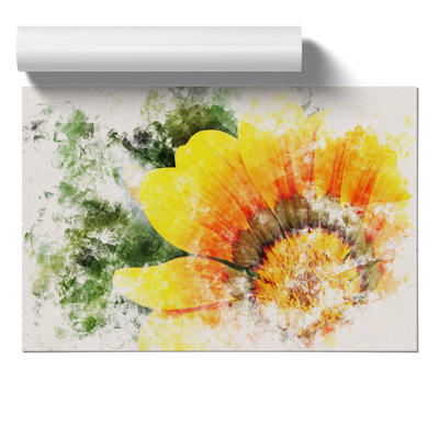 Bright Yellow Flower - No Frame Print