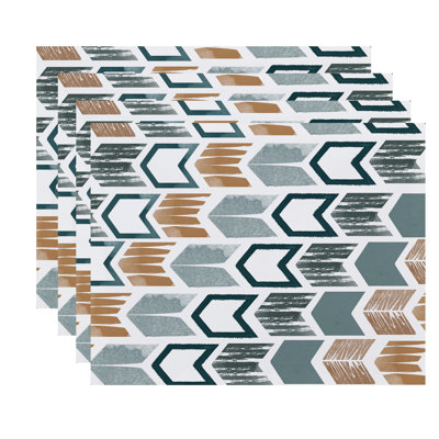 Ferretti Polyester Geometric Rectangle Placemat