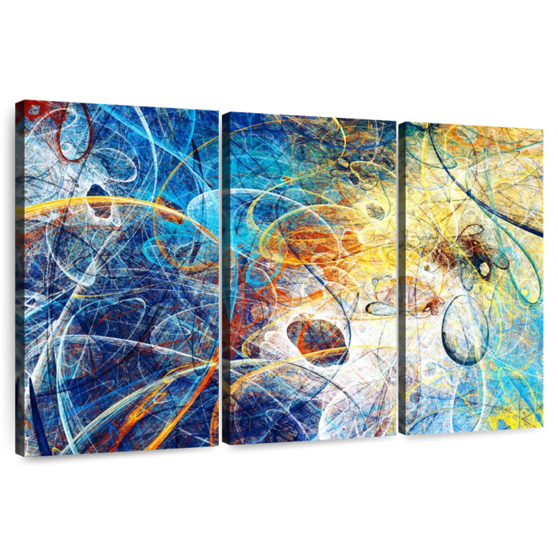 Avery Space Time Warp Abstract, 32" H x 50" W