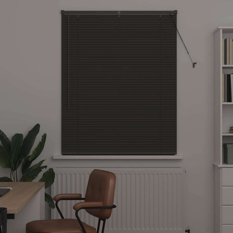 Venetian Blind, 130cm L x 105cm W, Dark Gray