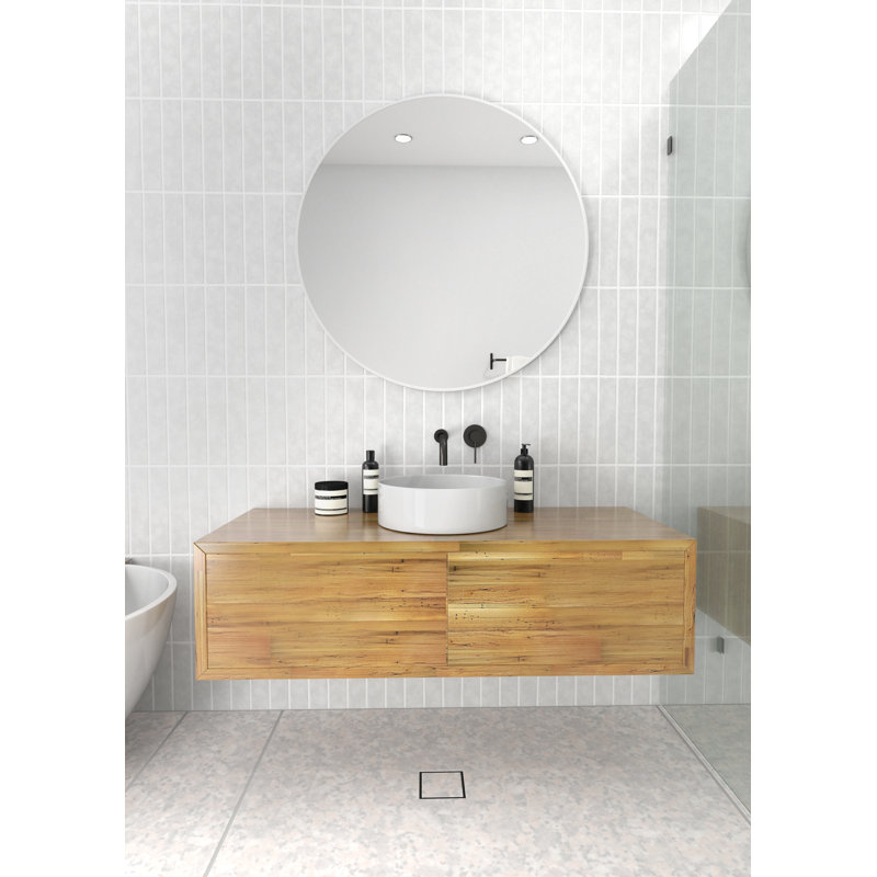 Modern & Contemporary Bathroom/Vanity Mirror, White