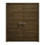 Portes doubles intérieures intérieures | Ego 5000 | Cadre de panneau intérieur en bois massif | Portes modernes pour placard-99700310-99700316