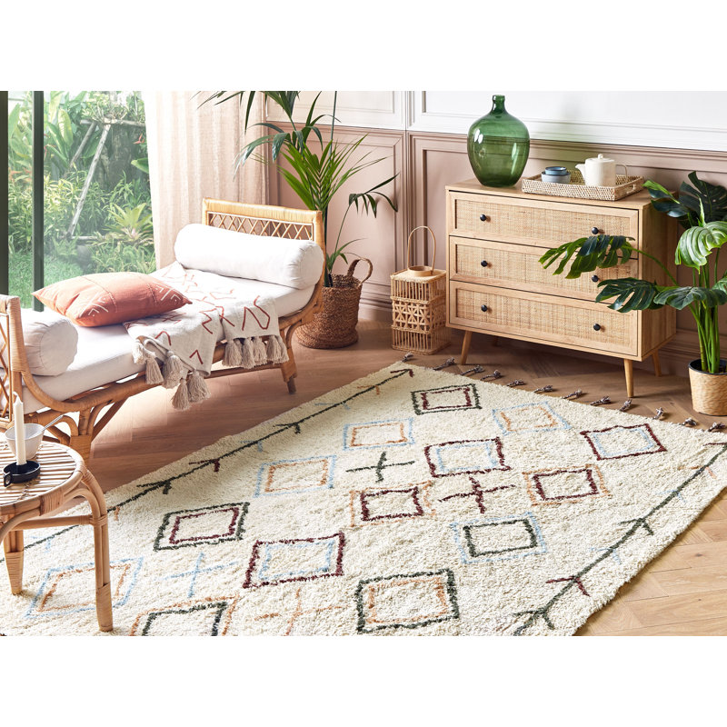 Valleyview Rectangle Geometric Hand Woven Area Rug, Rectangle 160cm x 230cm