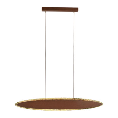 Maggie 1 - Light Rust Coloured LED Kitchen Island Pendant