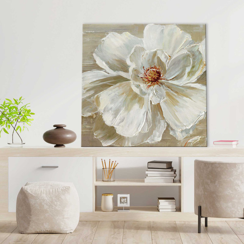 «Bloomin 'Beauty I» par Sally Swatland, H 36 po x l 36 po x P 1,5 po, Toile tendue