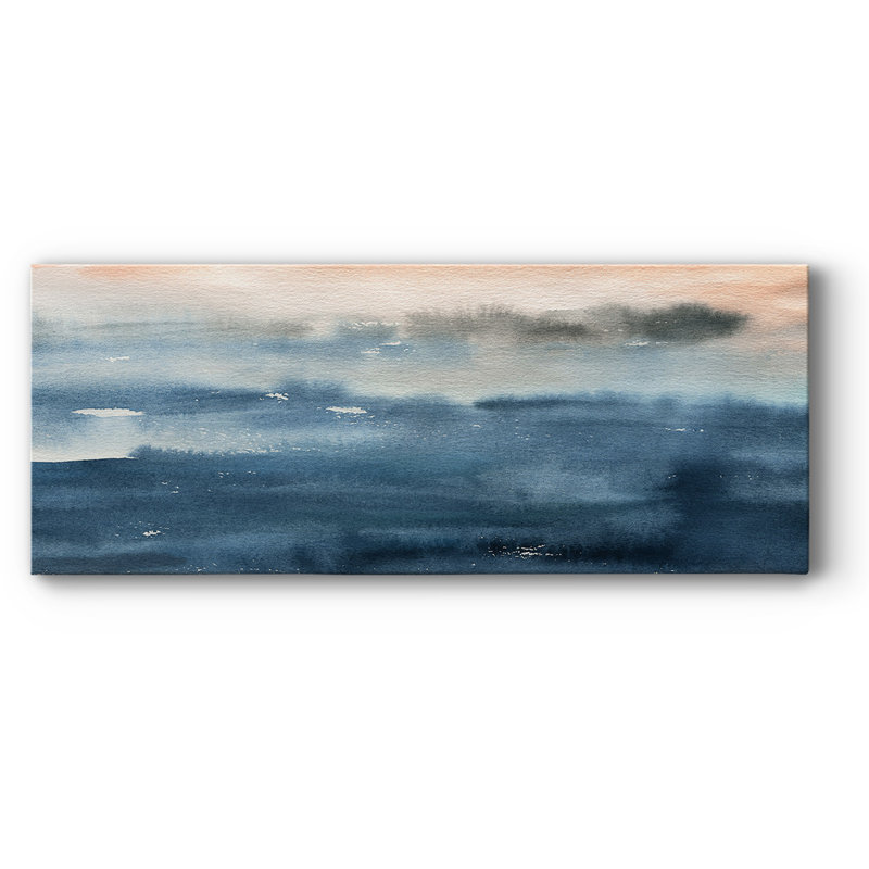 «Lake Sunrise» sur toile, H 24 po x l 60 po x P 1,5 po