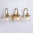 3-Light Vanity Light Spherical Glass Bathroom Wall Sconces-139722386