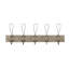 Porte-manteau mural industriel en fer Hocking