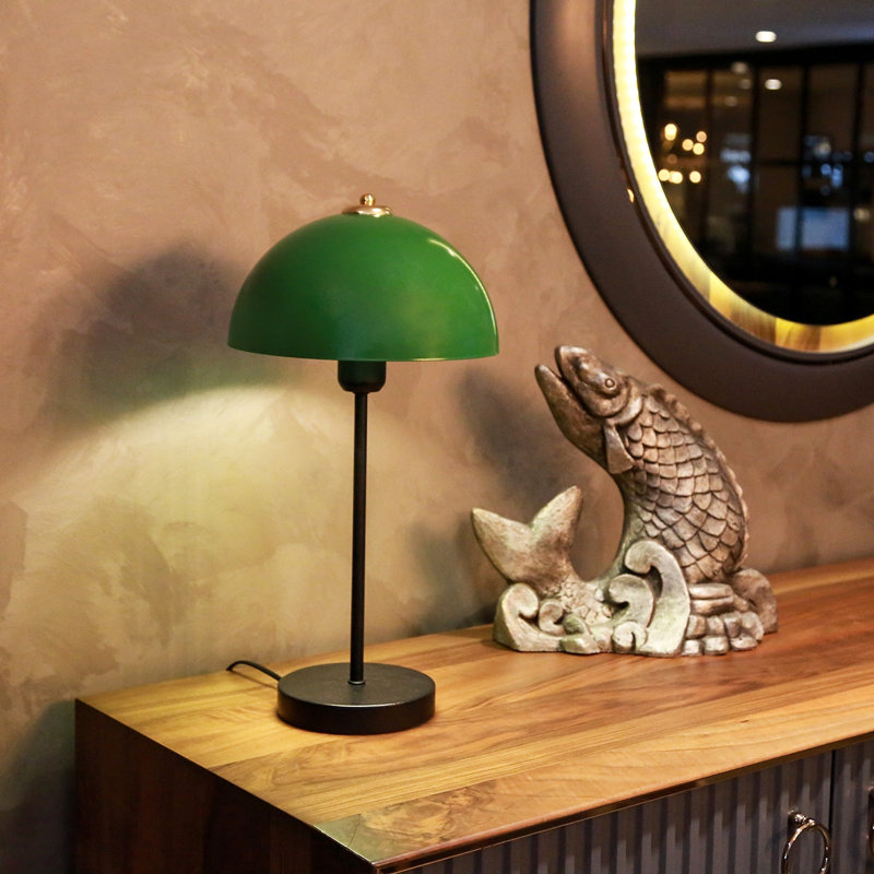 Hallie-Grace Metal Table Lamp, Green