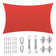 Amgo Customize Rectangle Shade Sail - 200 GSM, 95% UV Blockage with Hardware Kit