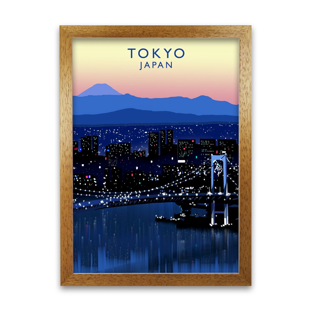 Poster Tokyo Japan von Richard O'Neill