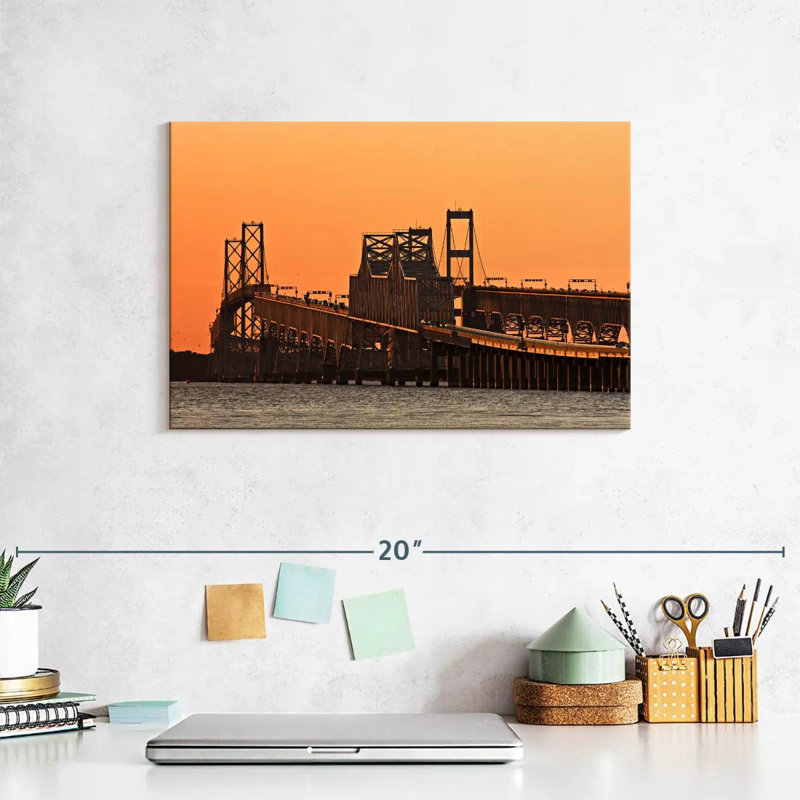 Lilie Chesapeake Bay Bridge, 8" H x 12" W