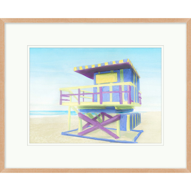 South Beach Shack 1 Print