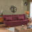 Twin 73.2" Wide Split Back Convertible Sofa-1334123718