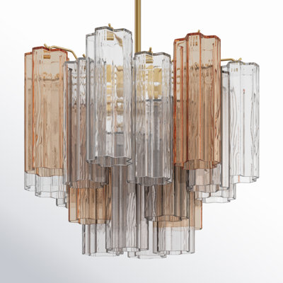 Wrightia Dimmable Tiered Chandelier